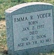 Emma R Yoder Emma R Yoder