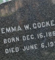 Emma W. Cocker Emma W. Cocker