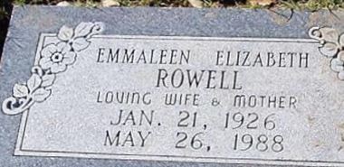 Emmaleen Elizabeth Rowell