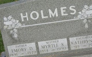 Emory D. Holmes Emory D. Holmes