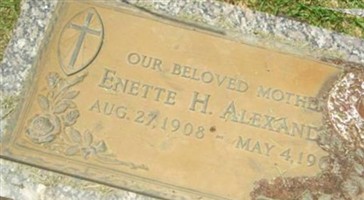 Enette H. Alexander Enette H. Alexander