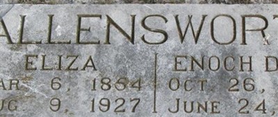 Enoch Dawson Allensworth Enoch Dawson Allensworth