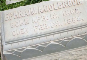 Ephram A. Holbrook Ephram A. Holbrook