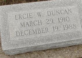 Ercie W. Duncan