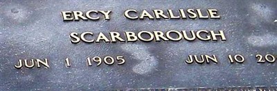 Ercy Carlisle Scarborough Ercy Carlisle Scarborough