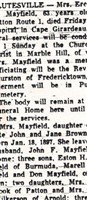 Ercy Ellen Brown Mayfield