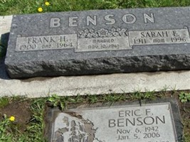 Eric F Benson