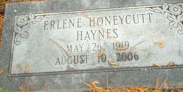 Erlene Honeycutt Haynes Erlene Honeycutt Haynes