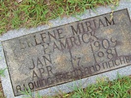 Erlene Miriam Hamrick Erlene Miriam Hamrick