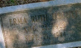 Erma Ruth Hocutt Erma Ruth Hocutt