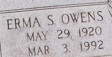 Erma S. Shoffner Owens Erma S. Shoffner Owens