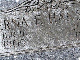 Erna F Hansen Erna F Hansen