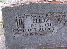 Erna McBryde Below
