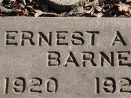 Ernest A. Barnes Ernest A. Barnes