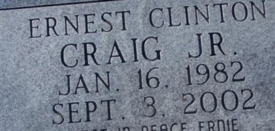 Ernest Clinton "Ernie" Craig, Jr Ernest Clinton "Ernie" Craig, Jr