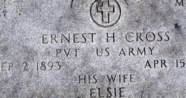 Ernest H Cross
