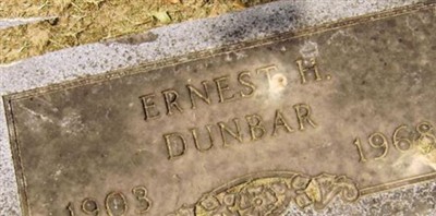 Ernest H Dunbar Ernest H Dunbar