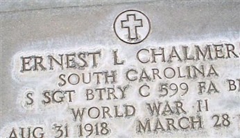 Ernest L Chalmers
