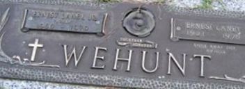 Ernest Laney Wehunt, Sr