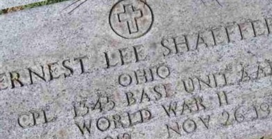 Ernest Lee "Ted" Shaeffer Ernest Lee "Ted" Shaeffer