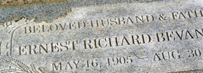 Ernest Richard Bevan, Sr