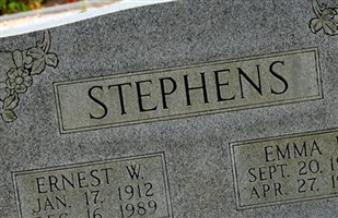 Ernest W. Stephens Ernest W. Stephens
