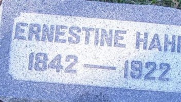 Ernestine Hahn Ernestine Hahn