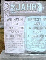 Ernestine Wilhelmina Reimer Jahr