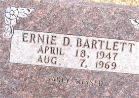 Ernie D. Bartlett Ernie D. Bartlett