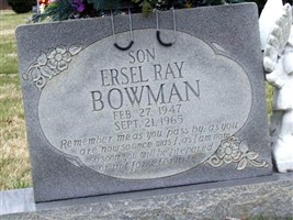 Ersel Ray Bowman