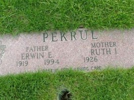 Erwin E "Ernie" Pekrul Erwin E "Ernie" Pekrul