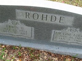 Erwin H. Rohde Erwin H. Rohde