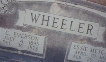 Essie E. Metcalf Wheeler Essie E. Metcalf Wheeler