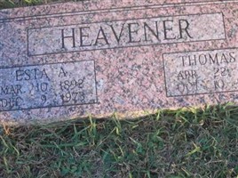 Esta A. Heavener Esta A. Heavener