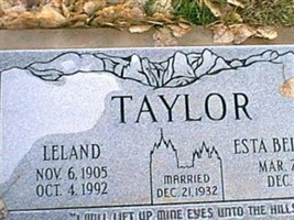 Esta Belle Smith Taylor