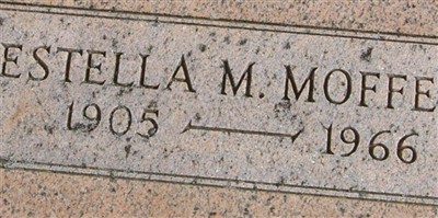 Estella M Moffett Estella M Moffett