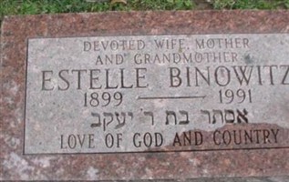 Estelle Binowitz Estelle Binowitz