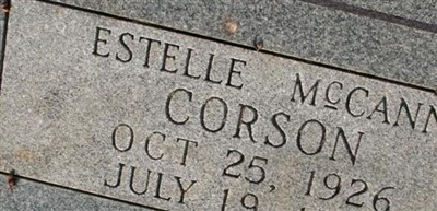 Estelle McCann Corson