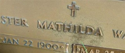 Ester Mathilda Schulz Watry