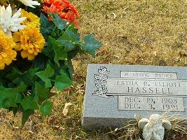 Estha R. Elliott Hassell Estha R. Elliott Hassell
