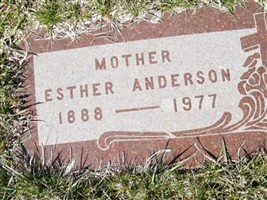 Esther A Blomquist Anderson Esther A Blomquist Anderson