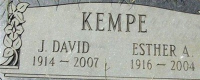 Esther A Kempe Esther A Kempe
