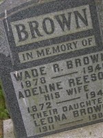 Esther "Adeline" Reesor Brown Esther "Adeline" Reesor Brown