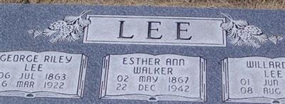 Esther Ann Walker Lee