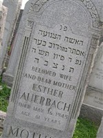 Esther Aronson Auerbach Esther Aronson Auerbach
