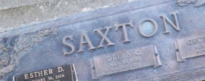Esther D. Saxton Esther D. Saxton