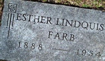 Esther Elisabeth Lindquist Farb Esther Elisabeth Lindquist Farb