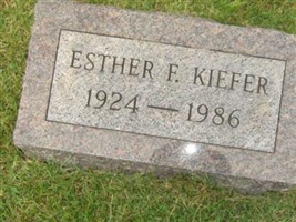 Esther F Kiefer