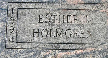 Esther Irene Holmgren