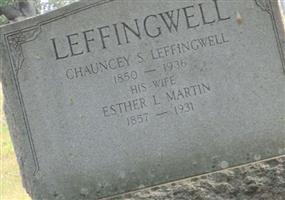 Esther L Martin Leffingwell